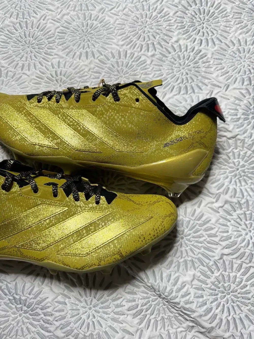 Adidas x Disney Jafar Adizero Electric Gold Football Cleats JP9953 Men's Size 14